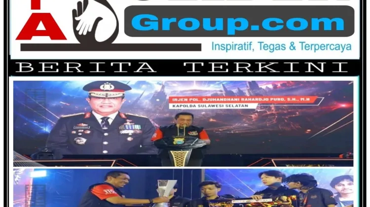 Kapolda Sulsel Tutup Turnamen E-Sport, Wakil Polresta Gowa Juara Dan Melaju Ke Kapolri Cup