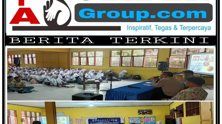Kapolsek Sinjai Selatan Polres Sinjai Sosialisasi Pencegahan Narkoba Dalam MPLS SMAN 12 Sinjai