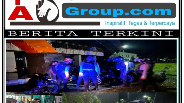 Sat Samapta Polres Sinjai Tingkatkan Patroli Malam, Persempit Ruang Gerak Pelaku Kejahatan