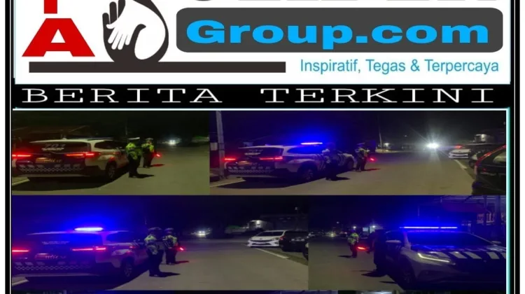 Sat Lantas Polres Sinjai Intensifkan Patroli Malam Hari, Jaga Kamseltibcarlantas