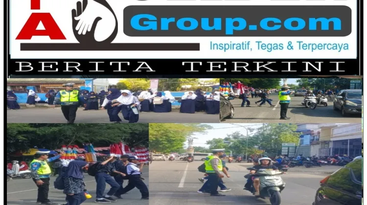Pengaturan Siang Sat Lantas Polres Sinjai, Ciptakan Kamseltibcarlantas Kondusif Bagi Masyarakat