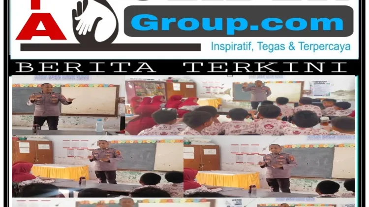 Cegah Bullying Sejak Dini, Polsek Sinjai Utara Beri Penyuluhan kepada Siswa SD
