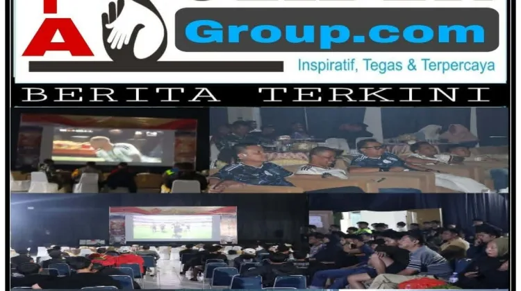 Sinergitas Tanpa Batas, Polres Sinjai Bersama TNI dan Kejaksaan Gelar Nobar Final Piala Dunia Bersama Forkopimda dan Masyarakat