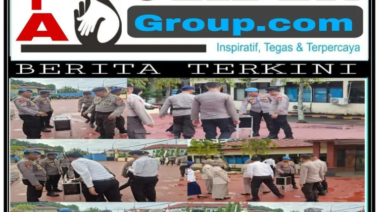 Kotak Amal Usai Apel Jadi Tradisi, Polres Sinjai Tanamkan Budaya Berbagi kepada Personelnya
