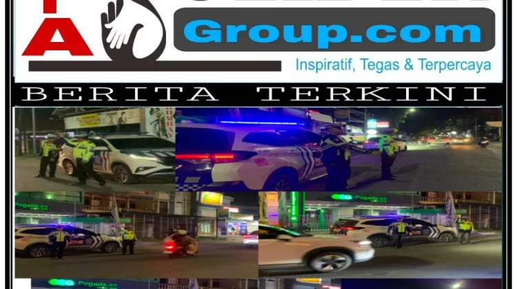 Satlantas Polres Sinjai Rutin Patroli Malam, Wujud Nyata Ciptakan Kamseltibcarlantas yang Kondusif