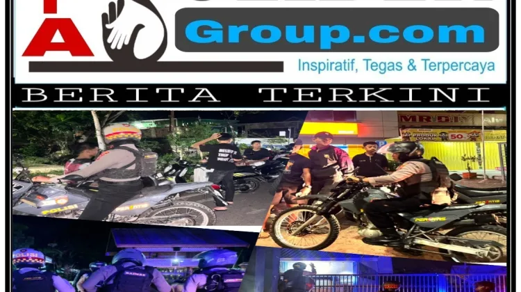 Jaga Kamtibmas Tetap Kondusif, Sat Samapta Polres Sinjai Gencarkan Patroli Malam