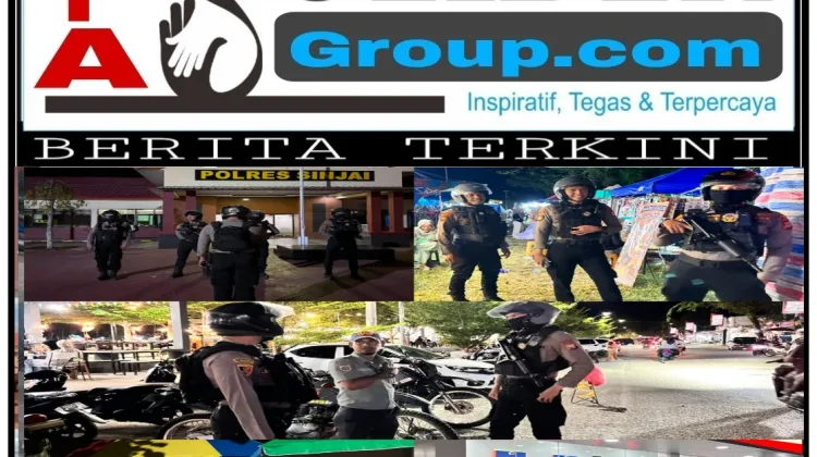 Cegah Guantibmas, Satuan Samapta Polres Sinjai Intensifkan Patroli Malam di Wilayah Rawan