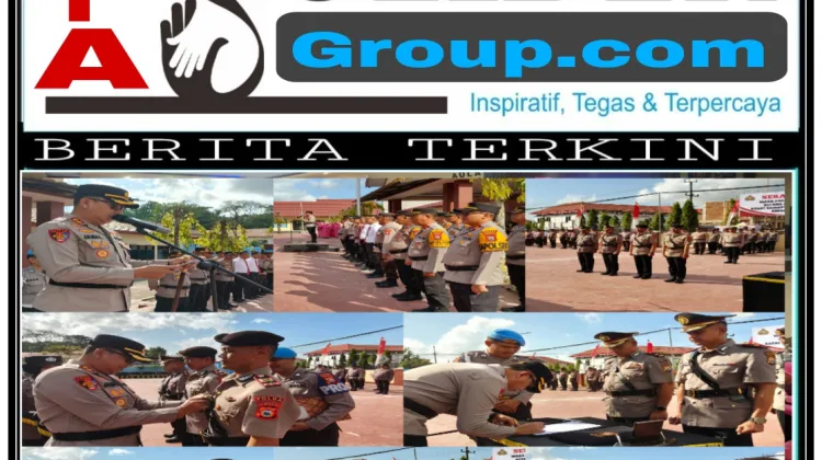 Kapolres Sinjai Pimpin Sertijab Wakapolres dan Kasat Samapta