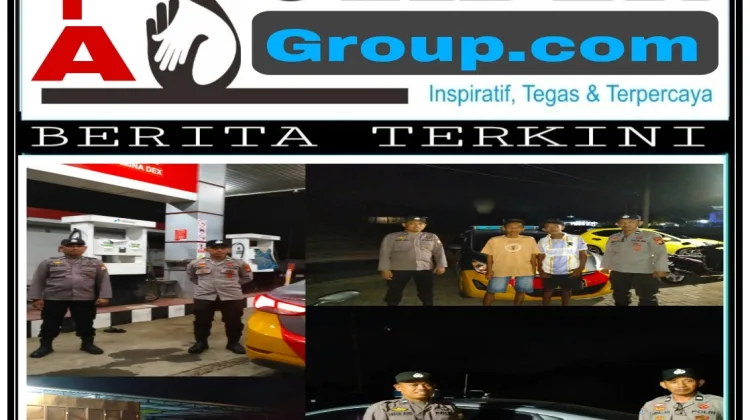 Patroli Malam Polsek Sinjai Timur, Pastikan Kamtibmas Tetap Aman dan Kondusif