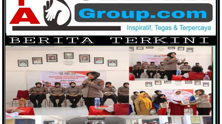 Polwan Polres Sinjai Edukasi Murid SDN 3, Cegah Kekerasan Seksual Sejak Dini dalam Rangka HUT Polwan Ke-78 Tahun 2026
