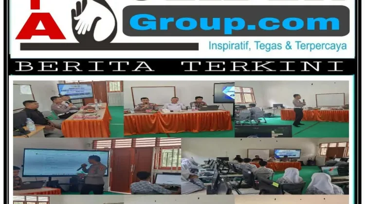 Polres Sinjai Gelar Sosialisasi Literasi Digital “Generasi Digital Cerdas: Edukasi AI” di SMAN 13 Sinjai