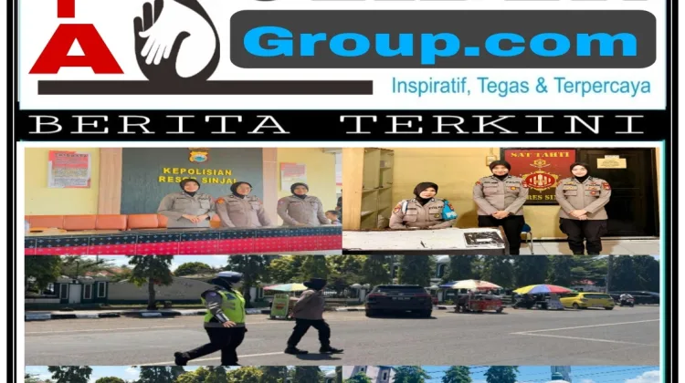 Tak Kenal Jeda, Polwan Polres Sinjai Ambil Peran Jaga Keamanan dan Pelayanan di Hari Jum’at