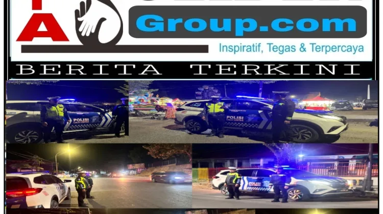 Patroli Malam Satlantas Polres Sinjai, Jaga Keamanan dan Beri Kenyamanan Pengguna Jalan